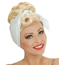 "PERRUQUE BLONDE ROCKABILLY PIN UPAVEC BANDEAU" en boite