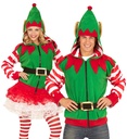 "ELFE ASSISTANT DE PERE NOEL" (veste à capuche)