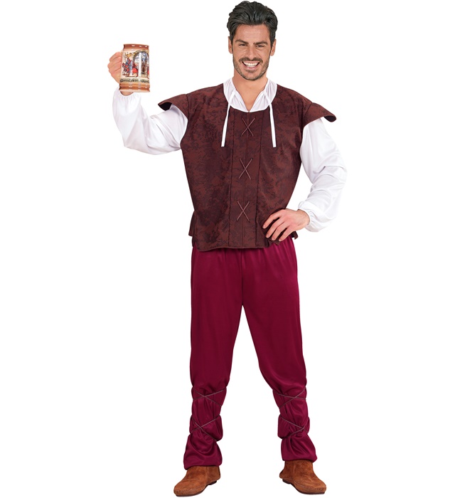 [01861] "TAVERNIER" (chemise avec gilet, pantalon, lacets) (S)
