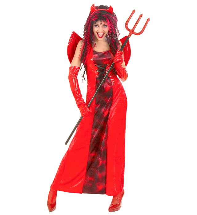 "DIABLOTIN" (robe, ailes, cornes)