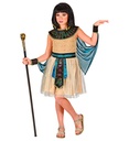 "REINE EGYPTIENNE" (robe avec poignets et cape)