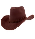 "CHAPEAU COWBOY" en daim