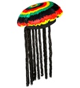"BONNET RASTA AVEC DREADLOCKS"