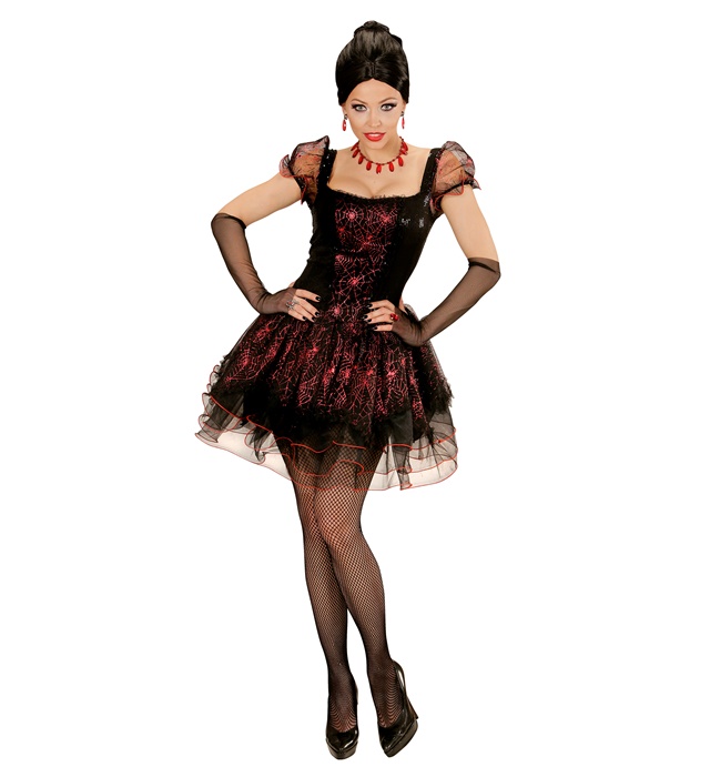 "FEMME VAMPIRE" (robe, mitaines)
