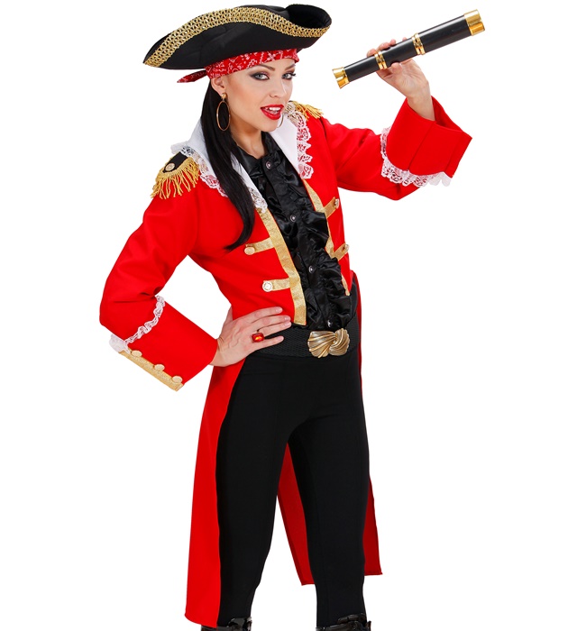 "CAPITAIN PIRATE" (frac, chapeau avec bandana)