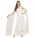 "IMPERATRICE ROMAINE" (robe avec voiles et perles, couronne de laurier avec voiles)