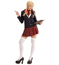 "COLLEGIENNE" (veste, tie top, jupe, petite cravate)