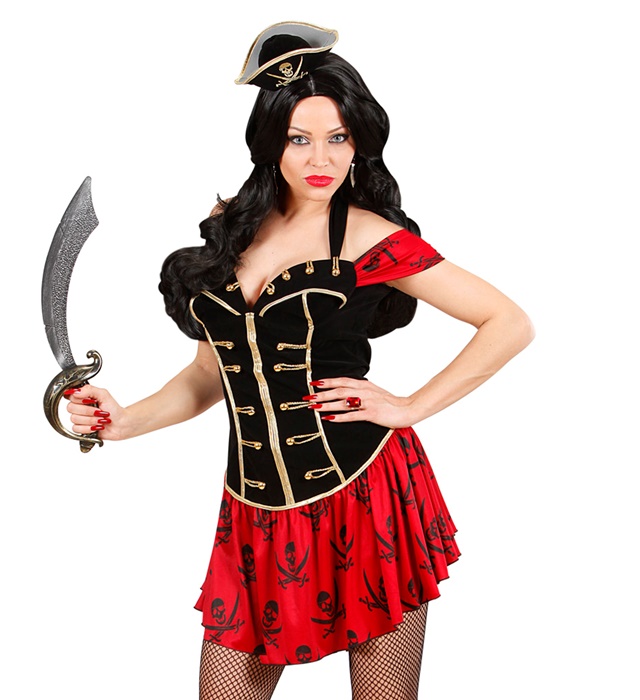 [76342] "FEMME BOUCANIER" (robe, petit tricorne) (M)