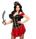 "FEMME BOUCANIER" (robe, petit tricorne)