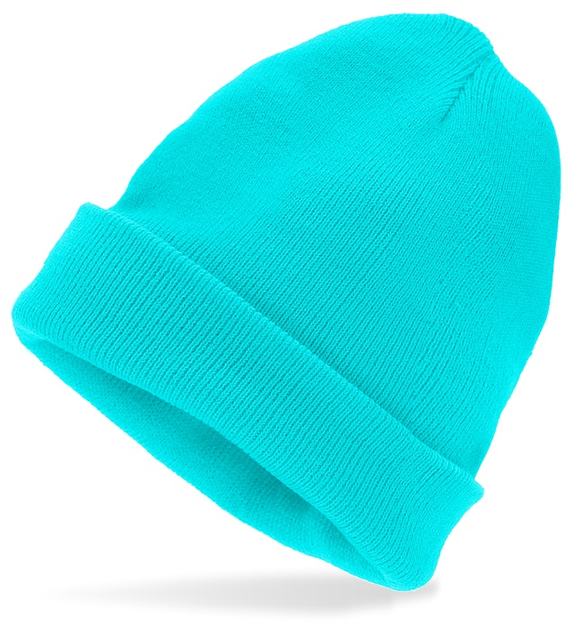 "CHAPEAU BONNET BLUE CLAIR" simil laine