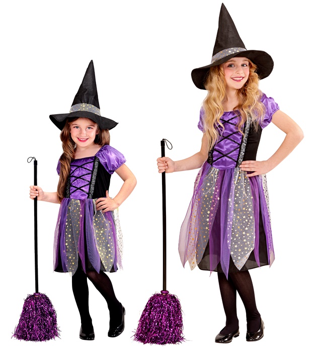 "SORCIERE" (robe, chapeau)