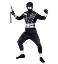 "MIRROR NINJA " (manteau, pantalons, tabard avec ceinture, protège-bras, protège-jambes, gants, masque)