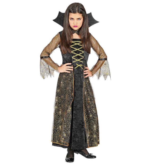 [00155] "SPIDERELLA" (robe, collier) (4-5 ans)