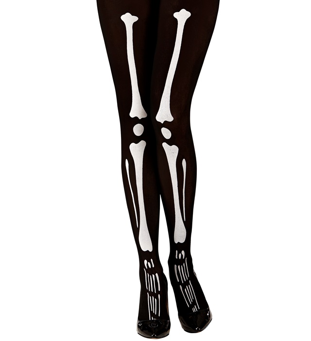 [01306] "COLLANT SQUELETTE" 40 DEN (Taille unique adulte)