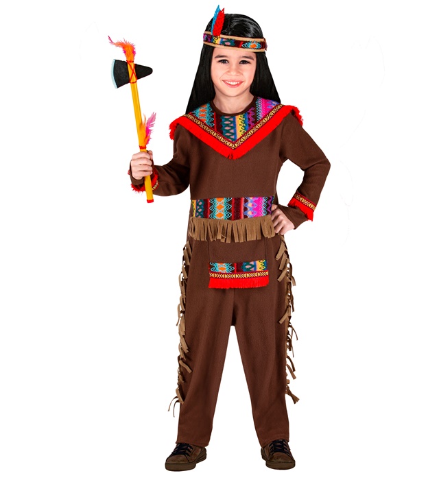 [01585] "INDIEN" (costume, bandeau avec plumes) (2-3 ans)