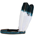 "BANDEAU INDIEN NATIF AVEC 2 PLUMES"