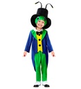 "SAUTERELLE" (queue de pie avec gilet, collier & noeud papillon, pantalon, guetres, chapeau avec masque)