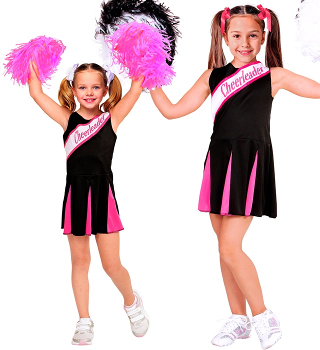 [02444] "POM POM ROSE/NOIRE" (robe) (2-3 ans)