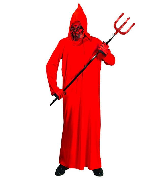 [02496] "DEMON" (tunique à capuche et masque) (5-7 ans)
