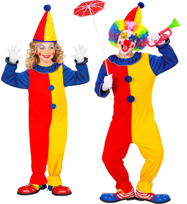 [02570] "CLOWN" (combinaison, chapeau) (2-3 ans)