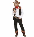 "COWBOY" (chemise avec gilet, pantalon, bandana)