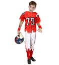 "JOUEUR DE FOOTBALL AMERICAIN ZOMBIE" (tee - shirt rembourré, pantalon)