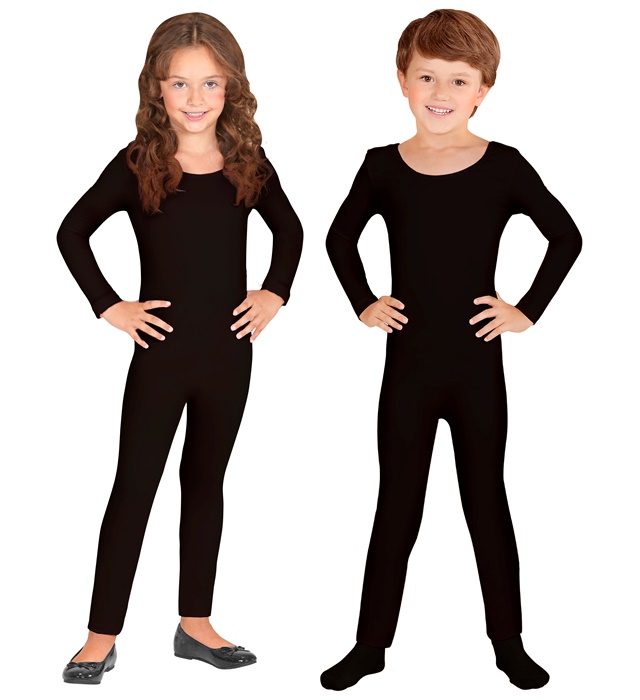[04552] "JUSTAUCORPS À MANCHES LONGUES NOIR" (4-7 ans)