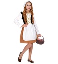 "SERVANTE MEDIEVALE" (robe, bandeau)