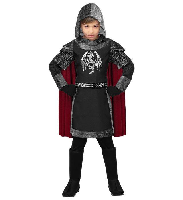 [06969] "CHEVALIER NOIR" (veste à capuchon et manteau) (2-3 ans)