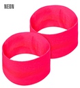 paire de "POIGNETS NEON ROSE"