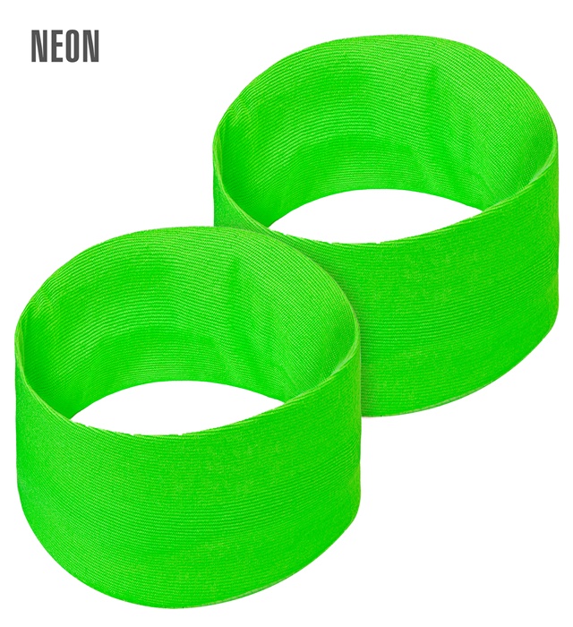 [02025] paire de "POIGNETS NEON VERT"