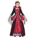 "VAMPIRESSE" (robe avec jupon crinoline, collier avec gemme)