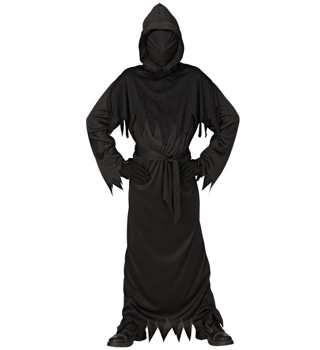 "REAPER" (tunique à capuche masque cachant le visage, ceinture)