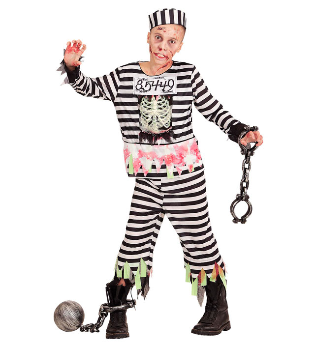 "PRISONNIER ZOMBIE" (casaque, pantalon, chapeau)