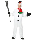 "BONHOMME DE NEIGE" (salopette avec ventre rembourré, casque avec masque, gants, écharpe)