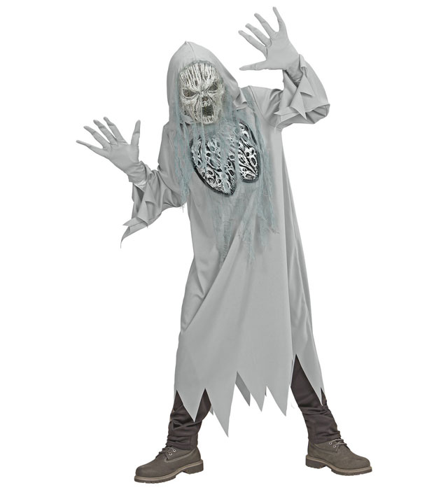 "FANTOME HURLANT" (tunique à capuche, gants, masque)