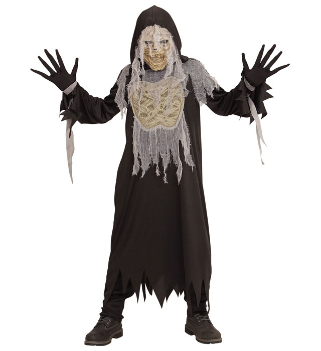"MOMIE" (tunique à capuche, gants,masque)