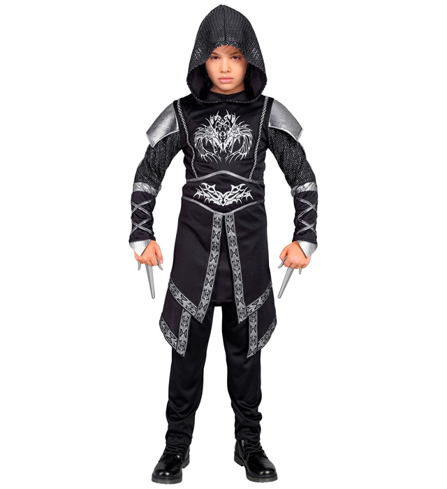 [08316] "ASSASSIN SOMBRE" (casaque à capuche) (5-7 ans)