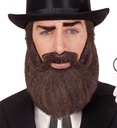 "BARBE BRUNE ET MOUSTACHE"