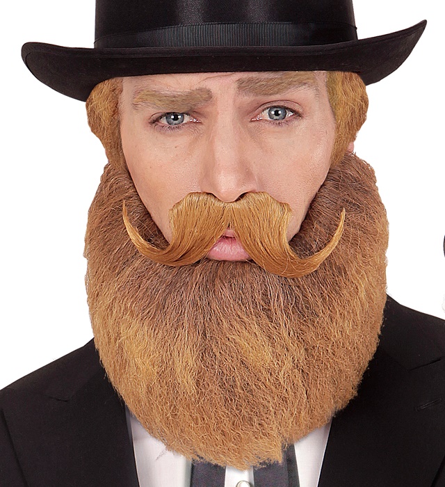 "BARBE BLONDE ET MOUSTACHE"