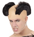 "COIFFE DOUBLE CRETES NOIRES PUNK"