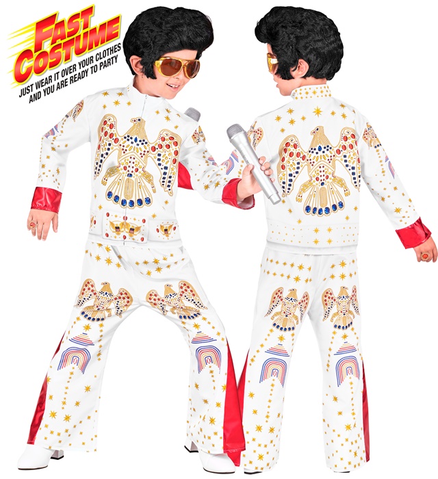 [15815] "ROI DU ROCK'N'ROLL FAST COSTUME" (veste, pantalon) (4-5 ans)