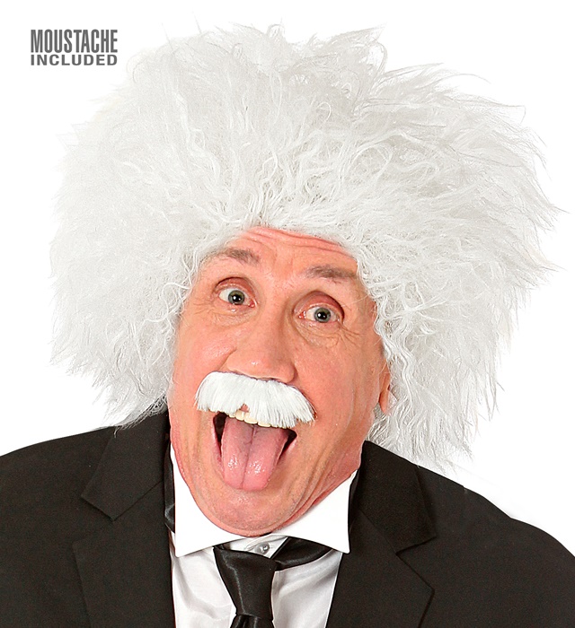 [02129] "PERRUQUE ET MOUSTACHE EINSTEIN" en boite