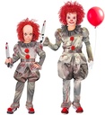 "CLOWN MECHANT" (chemise, pantalon, short, ceinture, couvre chaussures)
