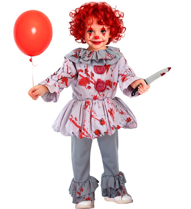 "CLOWN HORREUR VINTAGE (casaque, pantalon)"