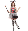 "ARLEQUIN" (robe, mini-chapeau)