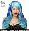 "PERRUQUE LEIA DREAM HAIR" (avec peau de silicone) en boîte de couleur