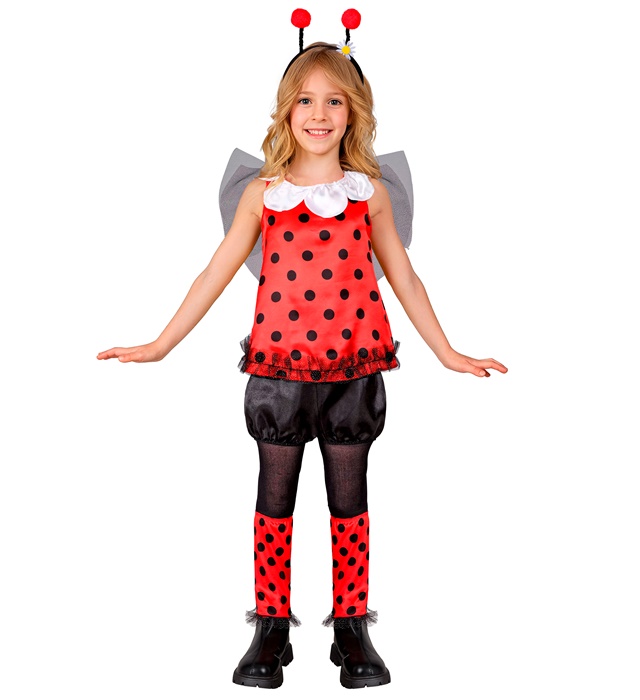 "COCCINELLE" (maillot, short, jambières, ailes, antennes)