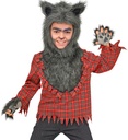"LOUP-GAROU" (chemise, capuche, gants)