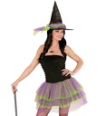 "SORCIERE SCINTILLANTE" (robe tutu, chapeau)
